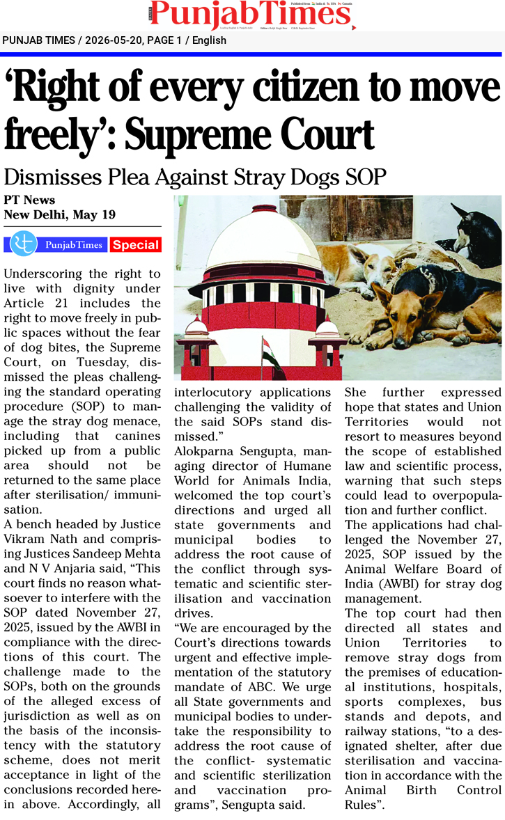 ‘Right of every citizen to move freely’: Supreme Court